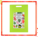 FASHION SQUARE COLORFUL PLASTIC CHOPPING BOARDS