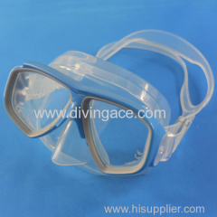 OEM wholes scuba face plates/tempered glass diving mask