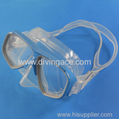 OEM wholes scuba face plates/tempered glass diving mask