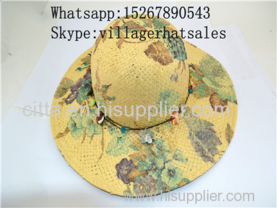 Popular linen lady fashion hat can OEM service