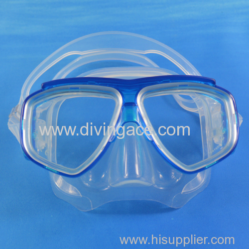 New wholesale PVC two lens diving mask