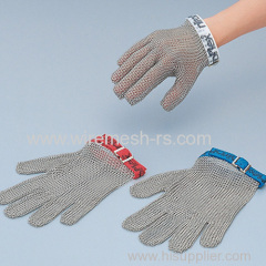 Butcher safety chain mail gloves