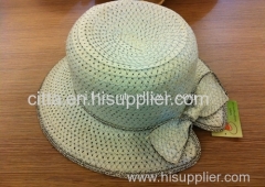 VG-WV0042014 raffia straw sun visor lady hat with high quality