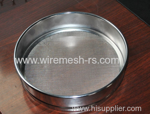 Laboratory stainless steel wire mesh test sieve