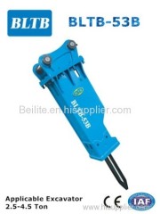 Beilite-53B China construction machine hydraulic hammer for 2.5-4.5 Ton mini exavator