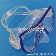 Low volume scuba diving mask/swimming goggles