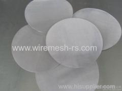 Stainless steel mesh filters discs