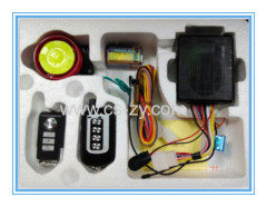 Stand alone FM 2-way motorcycle alarm with microwave sensor