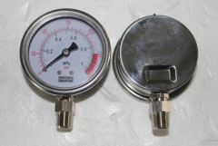 all stainless pressure gauge