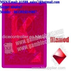 XF American bicycle paper UV marked cards for contact lenses with invisible ink