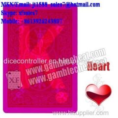 XF American bicycle paper UV marked cards for contact lenses with invisible ink