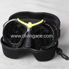 New classic glass double breating mask/diving mask