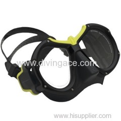 New classic glass double breating mask/diving mask