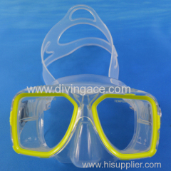 Hot selling wholesale rubber freediving mask for water sports
