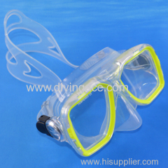 Hot selling wholesale rubber freediving mask for water sports