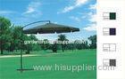 Solar Patio Metal Cantilever Commercial Outdoor Umbrellas Heavy Duty With Polyester Cover