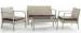 Brush Outdoor Rattan Garden Furniture / Wicker Garden Chairs And Table