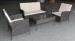 All Weather Rattan Garden Furniture 180g With 5mm Clear Glass Patio Garden Furniture