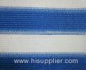 Blue & White Strip Color UV Resistance Agriculture Shade Net , Carport Net