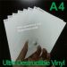 SGS and REACH138 Test Support Self Adhesive Destructible Vinyl Film