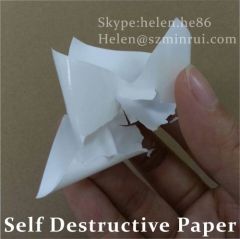 Self Adhesive Destructible Vinyl Film