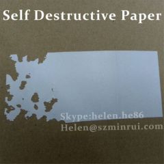 Self Adhesive Destructible Vinyl Film