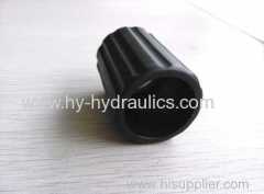 Carbon Steel nut plated nipple Black plastic