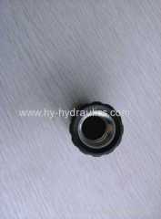 Carbon Steel nut plated nipple Black plastic