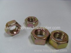 steel with zinc plated hexagon nuts