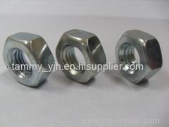 steel with zinc plated hexagon nuts