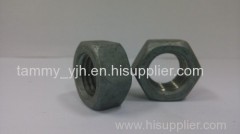 steel with plain hex nuts