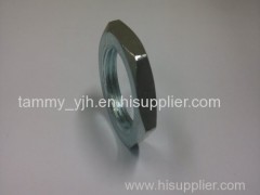 zinc plated hex thin nuts