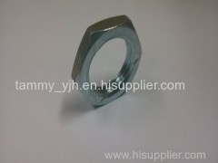 zinc plated hex thin nuts