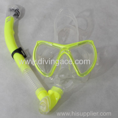 Wholesale professional diving mask and snorkel set