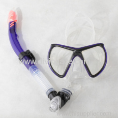 Wholesale professional diving mask and snorkel set