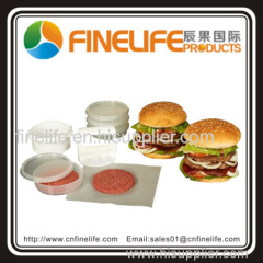 10pcs Hamburger patty maker set