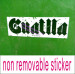 breakable non-removable adhesive label