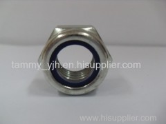 prevailing torque type hexagon thin nuts with nonmetallic insert