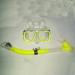 OEM manufacturer diving glasses and snorkel set