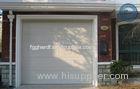 Rectangle Sectional Overhead Garage Door Wood Grain Energy Saving