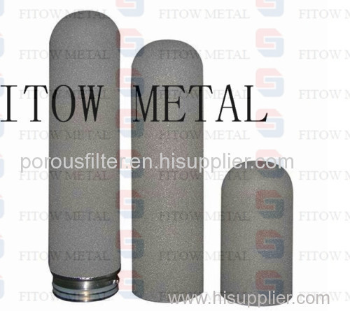 sintering micro-porous tube/ titanium filter/ titanium porosint