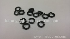 spring lock washers with black