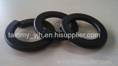 spring lock washers with black