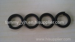 spring lock washers with black