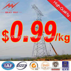 500kv transmission line steel tower