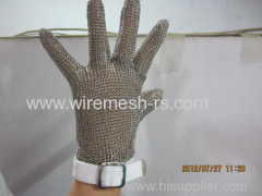 Stainless steel wire mesh gloves
