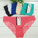 2014 New pretty laced lady bikini panties lady brief stretched cotton short pants