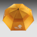 Straight golf umbrellas with customized logos aluminum shaft and handle windproof all over print