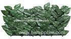 Artificial Hedge Fence UV Resistant Polyester Laurel Leaves With Shade Net