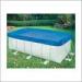Aluminum Eyelet Blue Waterproof Canvas Tarps with UV resistance 80 Gram